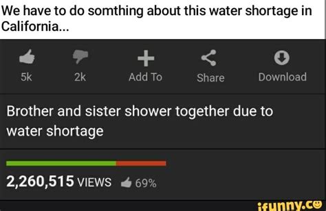 Stepbrother Stepsister Shower Together Due To Water Shortage.